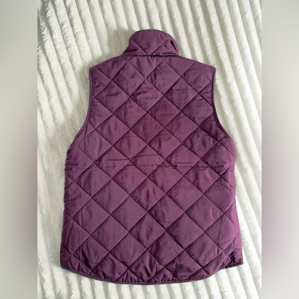 THREAD&SUPPLY Quilted Purple Women's Vest - Picture 2 of 4